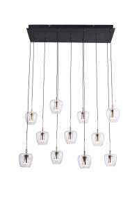 MD2291-11B-3BGT NELSON LAMPA WISZĄCA CZARNO-ZŁOTA/BLACK-GOLD Zuma Line
