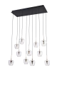 MD2291-11B-3BGT NELSON LAMPA WISZĄCA CZARNO-ZŁOTA/BLACK-GOLD Zuma Line