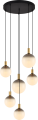 DU31774/6L NUA LAMPA WISZĄCA CZARNY MAT+ZŁOTY/MATT BLACK+GOLD Zuma Line