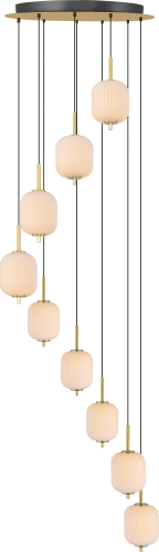 DU31288/55W AKARI LAMPA WISZĄCA ZŁOTA/GOLD Zuma Line