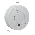 Czujnik dymu, autonomiczny, bateryjny, LUMIO