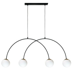 1220 BOW LAMPA WISZĄCA CZARNY Zuma Line