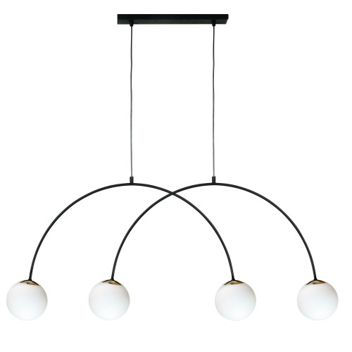 1220 BOW LAMPA WISZĄCA CZARNY Zuma Line