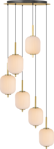 DU31288A/34W AKARI LAMPA WISZĄCA ZŁOTA/GOLD Zuma Line