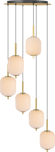 DU31288A/34W AKARI LAMPA WISZĄCA ZŁOTA/GOLD Zuma Line