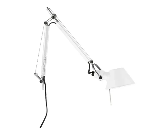 Lampka Biurkowa z imadełkiem Artemide Tolomeo Mini Clamp  biały A005920/A004100