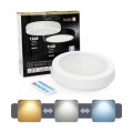 Plafon biały LED 12W wybór barwy IP65 średnica 20cm z czujnikiem ruchu i zmierzchowym Kobi
