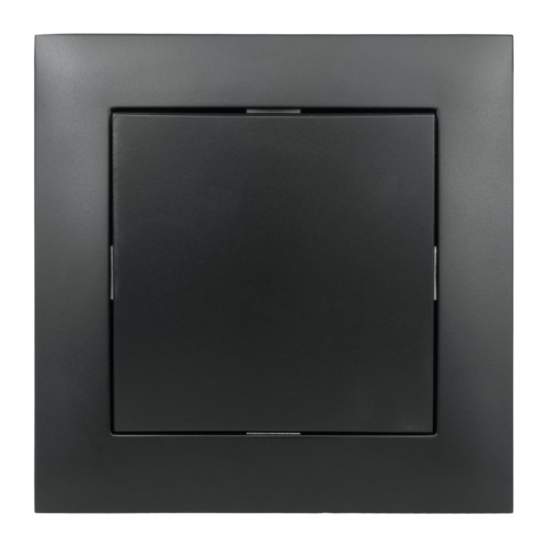 Włącznik pojedynczy z ramką czarny NEXT NXT1006B DPM