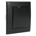 Włącznik pojedynczy z ramką czarny NEXT NXT1006B DPM