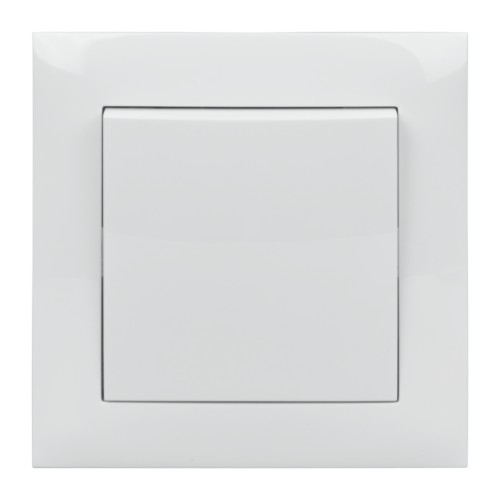 Włącznik pojedynczy z ramką biały NEXT NXT1006W DPM