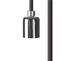 Przewód z oprawką 350cm CAMELEON CABLE GU10 3,5 M BLACK/CHROME 8641 Nowodvorski Lighting