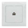 Gniazdo komputerowe RJ45 z ramką białe NEXT NXT1017W DPM