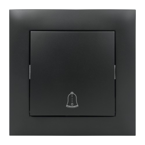 Włącznik dzwonkowy z ramką czarny seria Next NXT1020B DPM