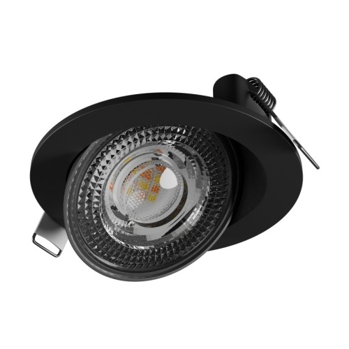 Oczko podtynkowe czarne ruchome 6,5W LED zmienna barwa Spectrum