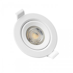 Oczko podtynkowe ruchome białe,  pierścień okrągły na GU10 IP20 Spectrum