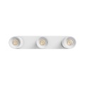 Potrójna lampa sufitowa z ruchomymi reflektorkami, biała, 3xGU10 Spectrum