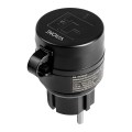  Zestaw bezprzewodowych gniazd MINI Schuko, sterowanych pilotem 2+1, 2300W, IP44