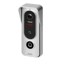 Zestaw wideodomofonowy jednorodzinny ANGU, 4-żyłowy, 7", przyciski dotykowe, RFID, biały