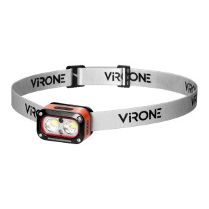 Latarka czołowa LED 3W akumulatorowa zmienna barwa CCT, ruchoma głowica , czujnik ruchu