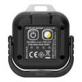 Mini latarka LED COB, 500lm, 1200mAh, CCT zmienna barwa, 3W
