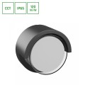 Oprawa LED elewacyjna okrągła IP65 10W czarna natynkowa CCT wybór barwy 230V