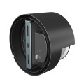 Oprawa LED elewacyjna okrągła IP65 10W czarna natynkowa CCT wybór barwy 230V