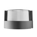 Oprawa LED elewacyjna okrągła IP65 10W czarna natynkowa CCT wybór barwy 230V