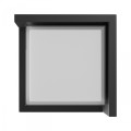 Oprawa LED elewacyjna kwadratowa IP65 10W czarna natynkowa CCT wybór barwy 230V