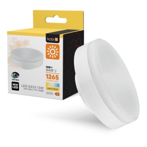 Żarówka LED 13W GX53 barwa ciepła 3000K Kobi