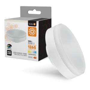 Żarówka LED 13W GX53 barwa neutralna 4000K Kobi