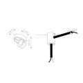 Element montażowy do systemu Cameleon CAMELEON MOUNTING B 12150 Nowodvorski