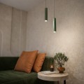 Lampa wisząca 1 x GU10 ESLA KJ2118 oliwkowy - 1653 DomenoLED