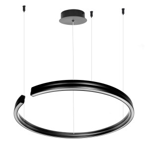 Lampa wisząca COSTA 30W DL-K01 CCT czarny - 1645 DomenoLED