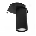 Lampa sufitowa wpuszczana BORA KJ2108 1xGU10 czarny - 1622 DomenoLED