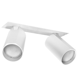 Lampa sufitowa wpuszczana BORA KJ2104 2xGU10 biały - 1615 DomenoLED