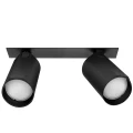 Lampa sufitowa wpuszczana BORA KJ2104 2xGU10 czarny - 1614 DomenoLED