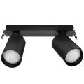 Lampa sufitowa wpuszczana BORA KJ2104 2xGU10 czarny - 1614 DomenoLED