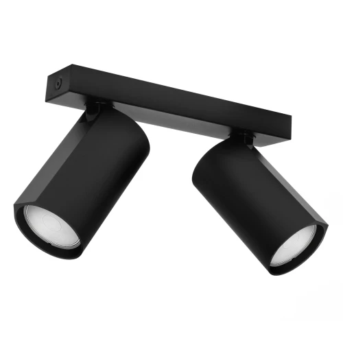 Lampa sufitowa BORA KJ2103 2xGU10 czarny - 1611 DomenoLED