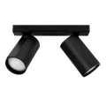 Lampa sufitowa BORA KJ2103 2xGU10 czarny - 1611 DomenoLED