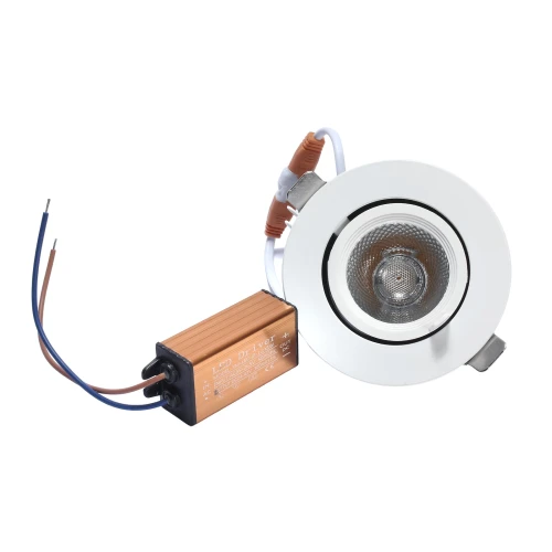 Oprawa wpuszczana QP-A01 10W 4000K 45° biała - 1520 DomenoLED