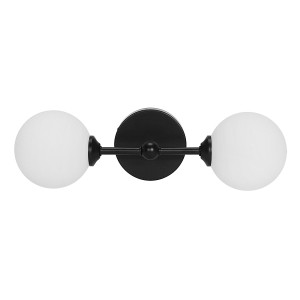 Kinkiet Ścienny AM205 2xG9 Czarny GARDA - 1243 DomenoLED