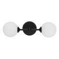 Kinkiet Ścienny AM205 2xG9 Czarny GARDA - 1243 DomenoLED