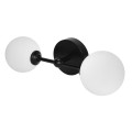 Kinkiet Ścienny AM205 2xG9 Czarny GARDA - 1243 DomenoLED