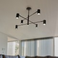 Lampa 6 x spot GU10 DD-40 czarna SIENA - 1118 DomenoLED