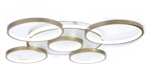 LAMPA DEKORACYJNA SUFITOWA 120W ZŁOTA +  PILOT  DL-Z03 SEMPRE - 444 DomenoLED