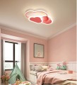LAMPA DZIECIĘCA LED SUFIT RÓŻOWE CHMURKI 58W + PILOT DL-I03 - 415 DomenoLED