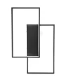 Lampa Dekoracyjna LED kolor czarny Modern 48W  + Pilot DL-A02 - 144 DomenoLED