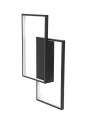 Lampa Dekoracyjna LED kolor czarny Modern 48W  + Pilot DL-A02 - 144 DomenoLED
