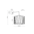 Kinkiet HARMONY Sabia 1xE27 11462 TK Lighting