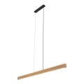 Lampa wisząca VIGA Czarny|Sosna Zintegrowany LED 11651 TK Lighting